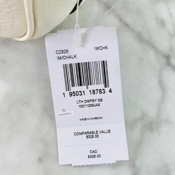 Coach Dempsey Camera Bag Crossbody In Chalk White - Picture 9 of 10